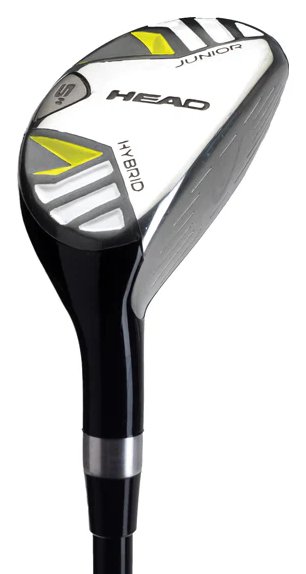 Head 5PC junior set de golf, graphite, +sac stand (jusqu'à 117 cm, 9-12 ans), volt/noir