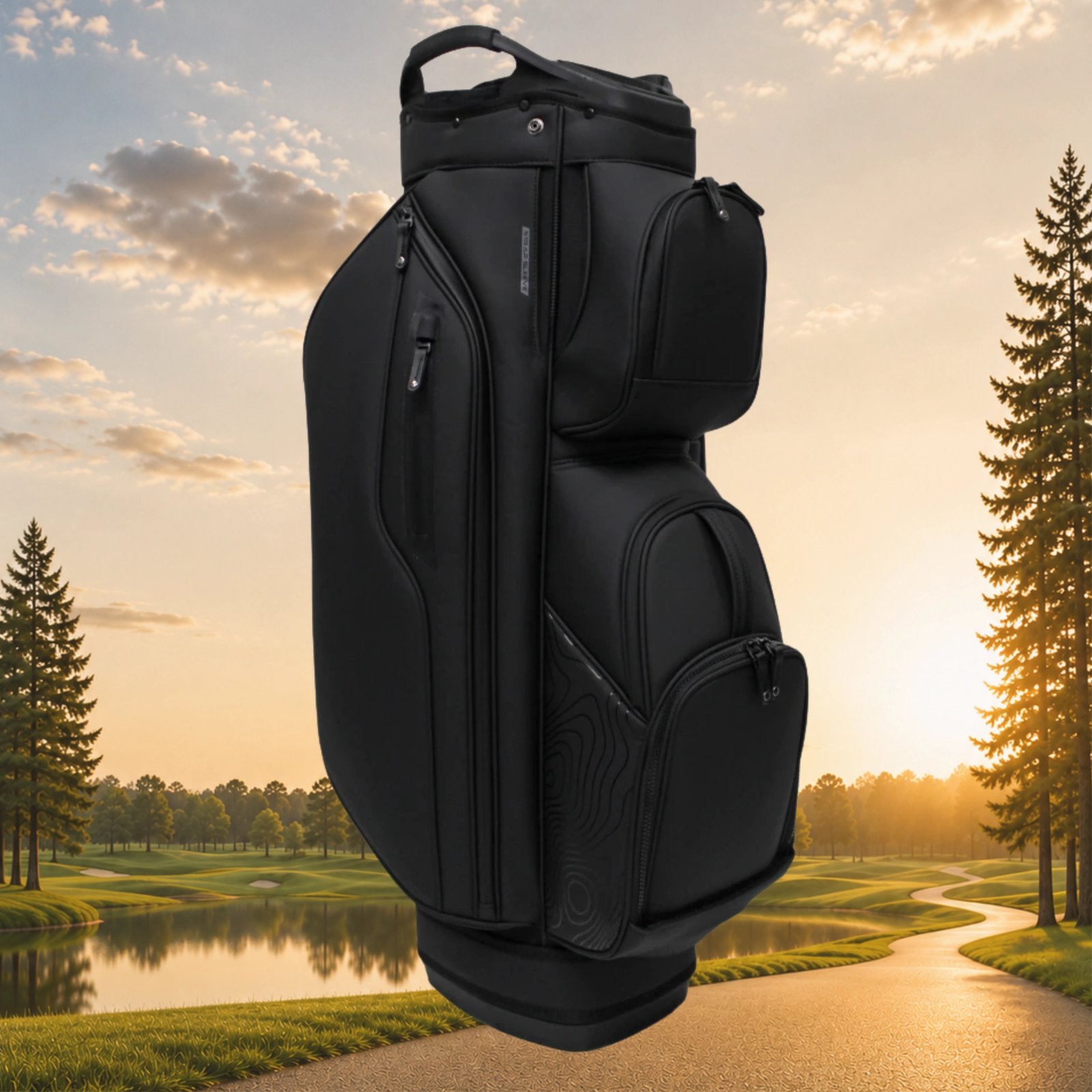 Head Golf PU Leather Premium Neutral NA cart bag, noir