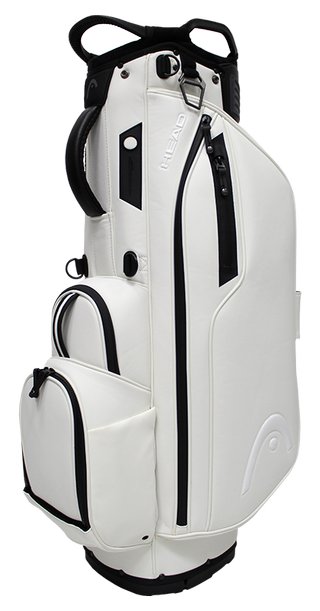 Head Golf PU Leather Premium Neutral NA stand bag, blanc