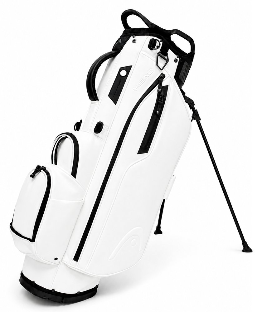 Head Golf PU Leather Premium Neutral NA stand bag, blanc