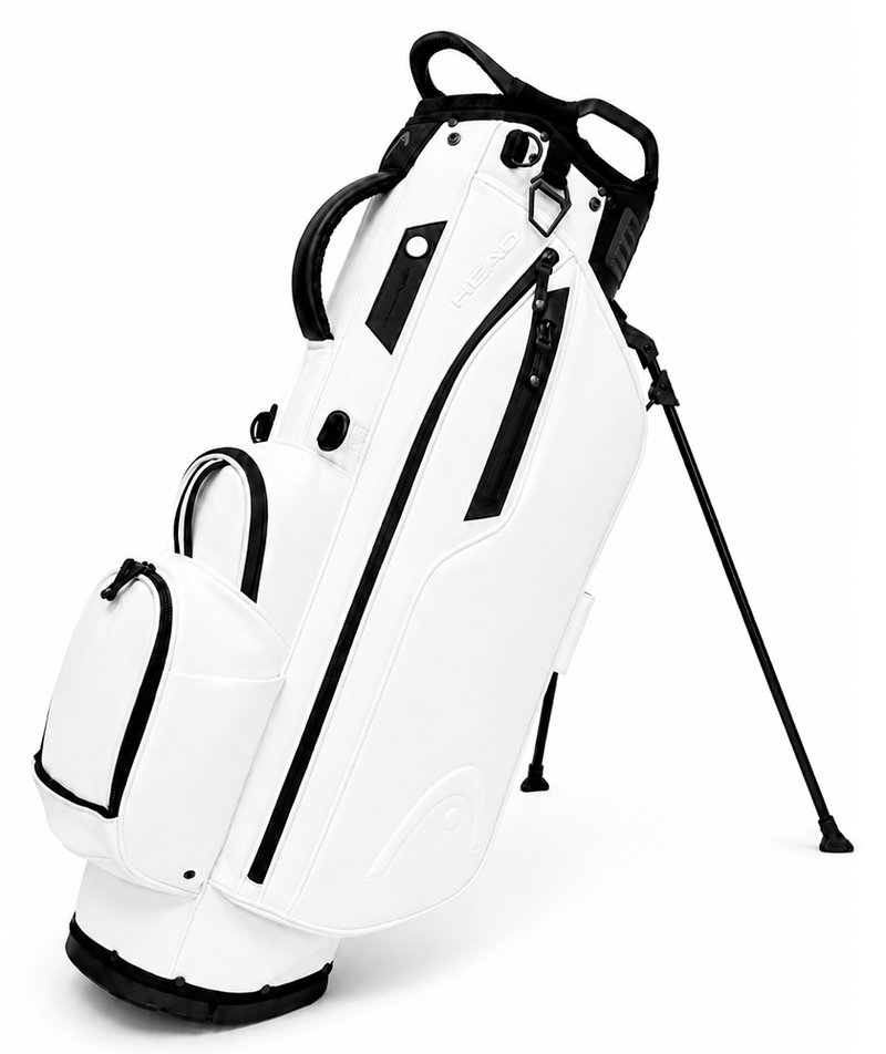 Head Golf PU Leather Premium Neutral NA stand bag, blanc