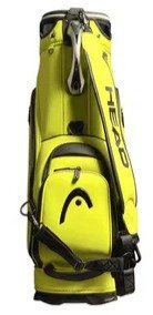 Head Golf PU Leather Premium Logo Head sac de chariot, volt yellow/green