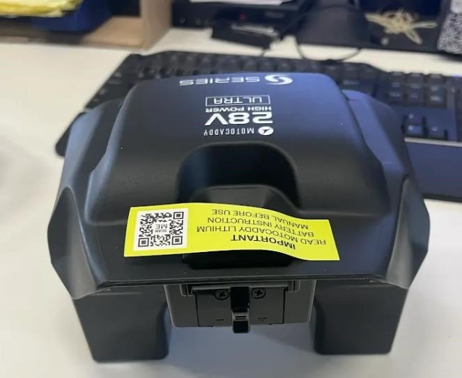 Motocaddy S-Series 28V NEW 2026 batterie lithium & chargeur (ULTRA), noir