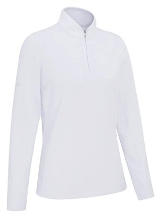 PING Abigale Performance Fleece sweat-shirt femme, blanc