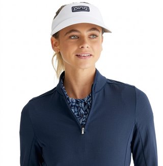 PING Abigale Performance Fleece sweat-shirt femme, navy