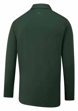 PING Demitri Longsleeve polo homme, vert gorse