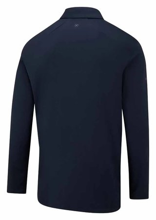 PING Demitri Longsleeve polo homme, navy