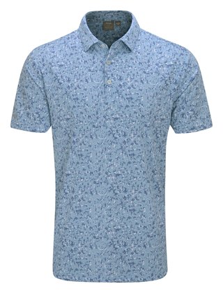 PING Gilmore polo homme, dusty blue multi