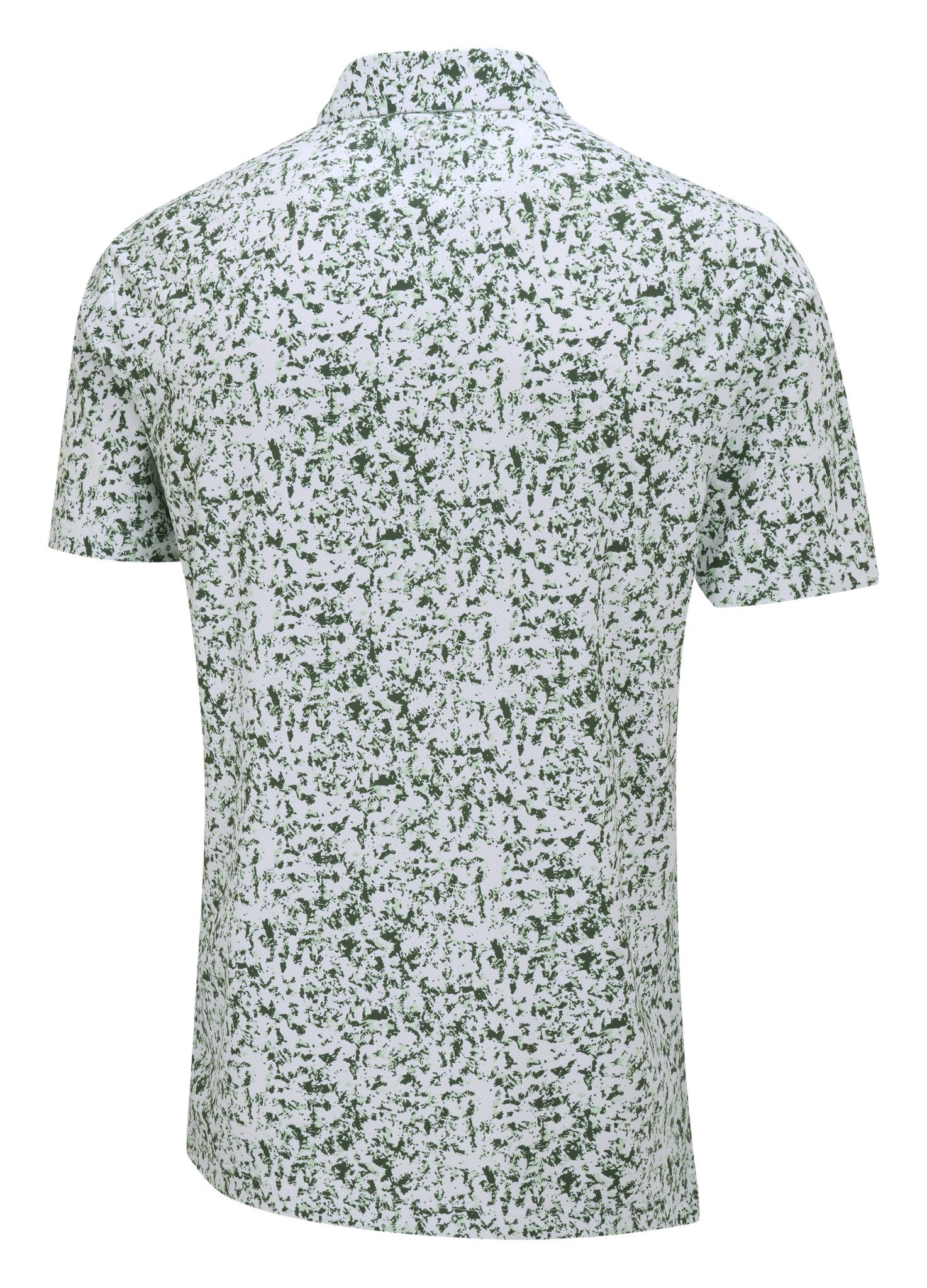 PING Gilmore polo homme, blanc/gorse green multi