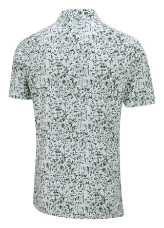 PING Gilmore polo homme, blanc/gorse green multi
