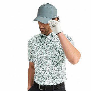 PING Gilmore polo homme, blanc/gorse green multi