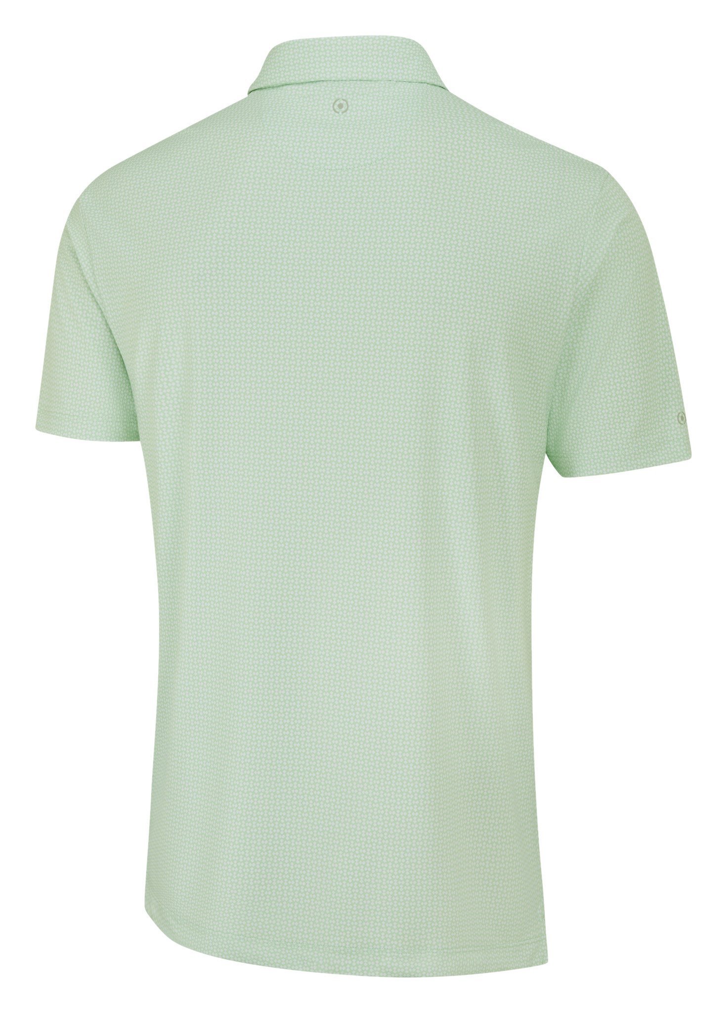 PING Gilmore polo homme, jade/blanc