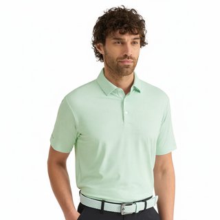PING Gilmore polo homme, jade/blanc
