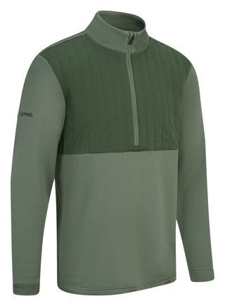 PING Ezra sweat-shirt homme, laurel/gorse green