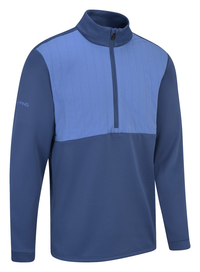 PING Ezra sweat-shirt homme, deep sea blue/blue yonder