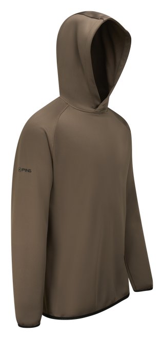 PING Saul sweat à capuche homme, coffee