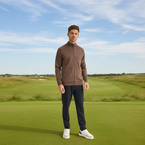 PING Gabriel sweat homme, caffee marl