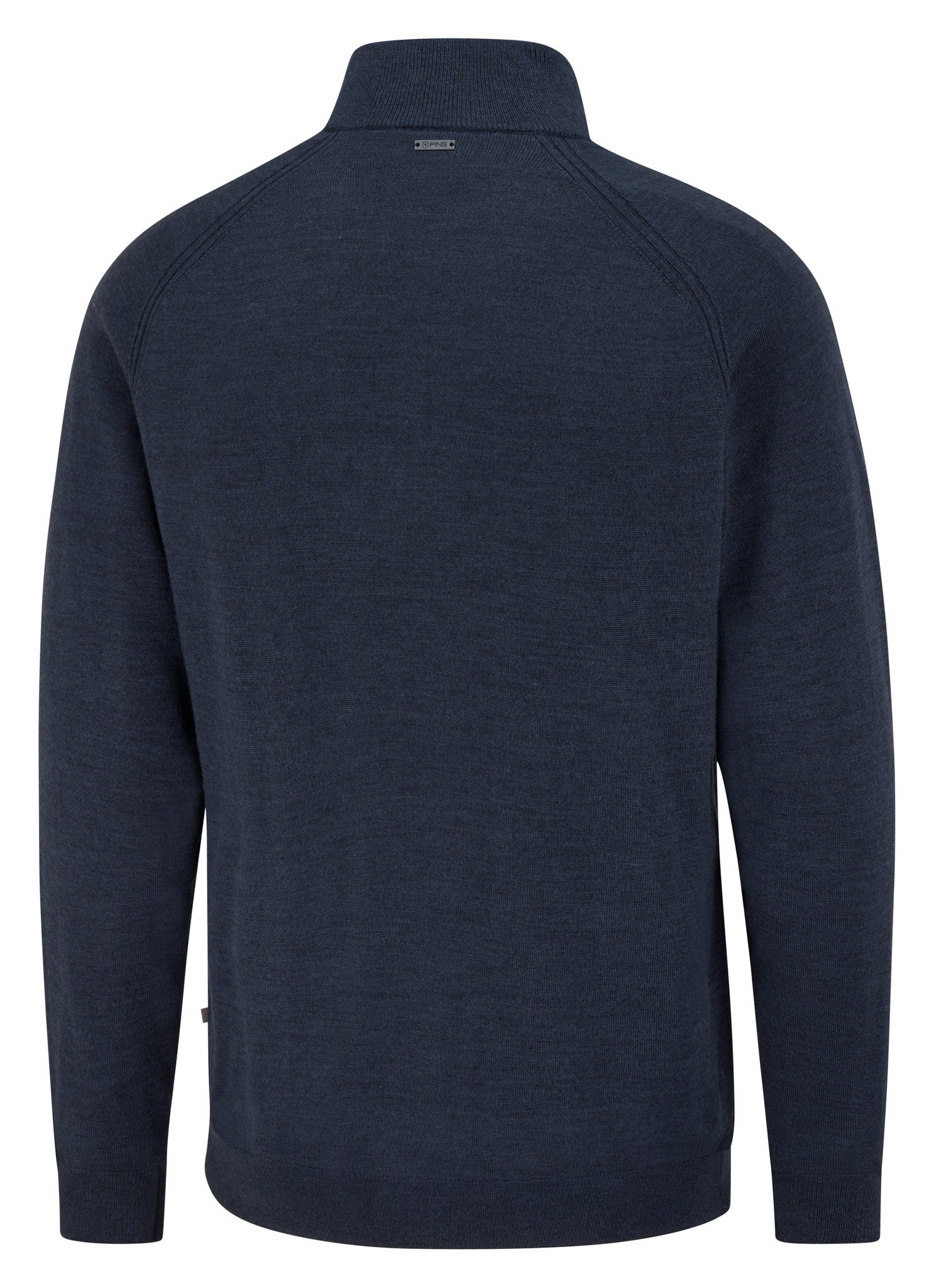 PING Hugh pull homme mi-couche, navy marl