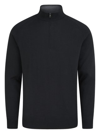 PING Hugh pull homme mi-couche, noir