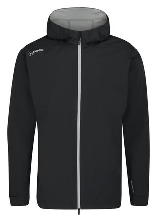 PING AquaDrive Waterproof homme veste à capuche, noir