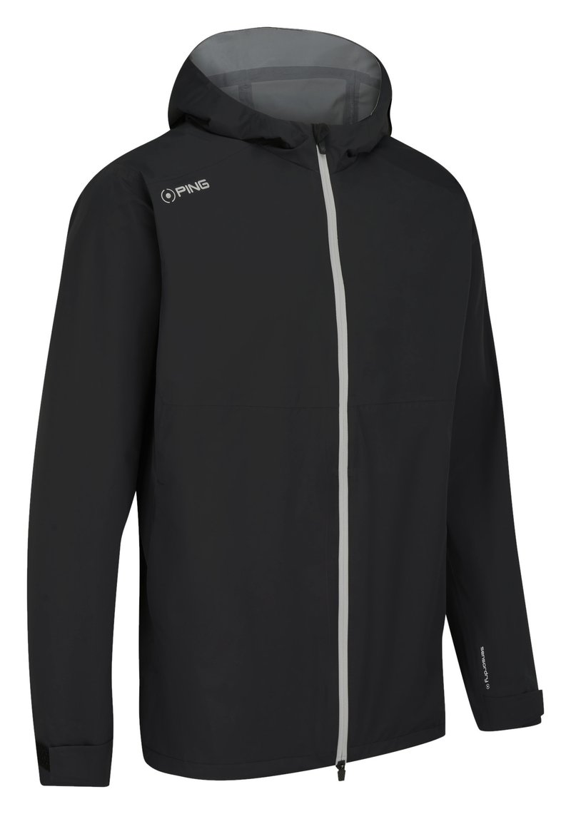 PING AquaDrive Waterproof homme veste à capuche, noir