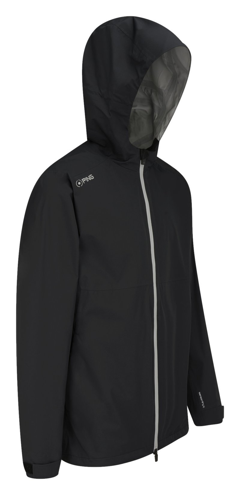 PING AquaDrive Waterproof homme veste à capuche, noir