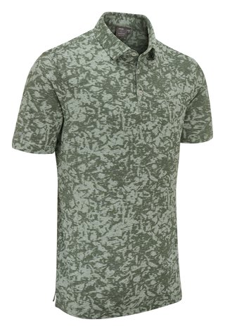 PING Marek Camo Jacquard polo homme, jade multi