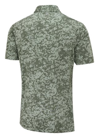 PING Marek Camo Jacquard polo homme, jade multi