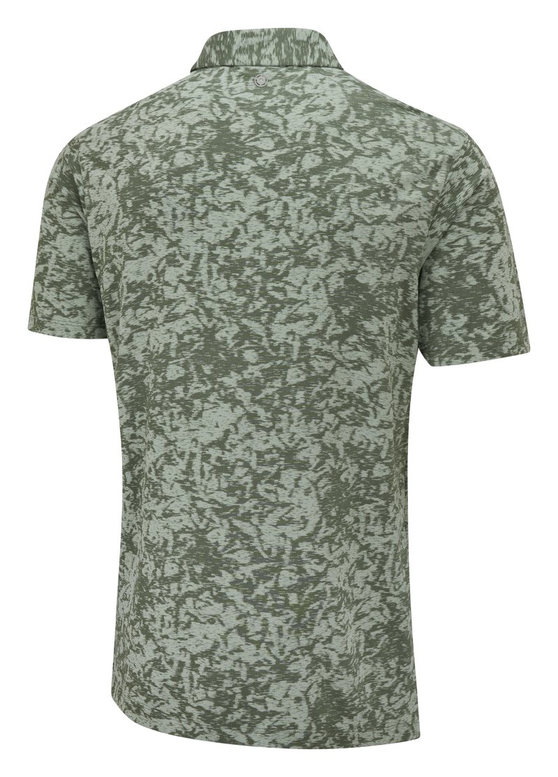 PING Marek Camo Jacquard polo homme, jade multi