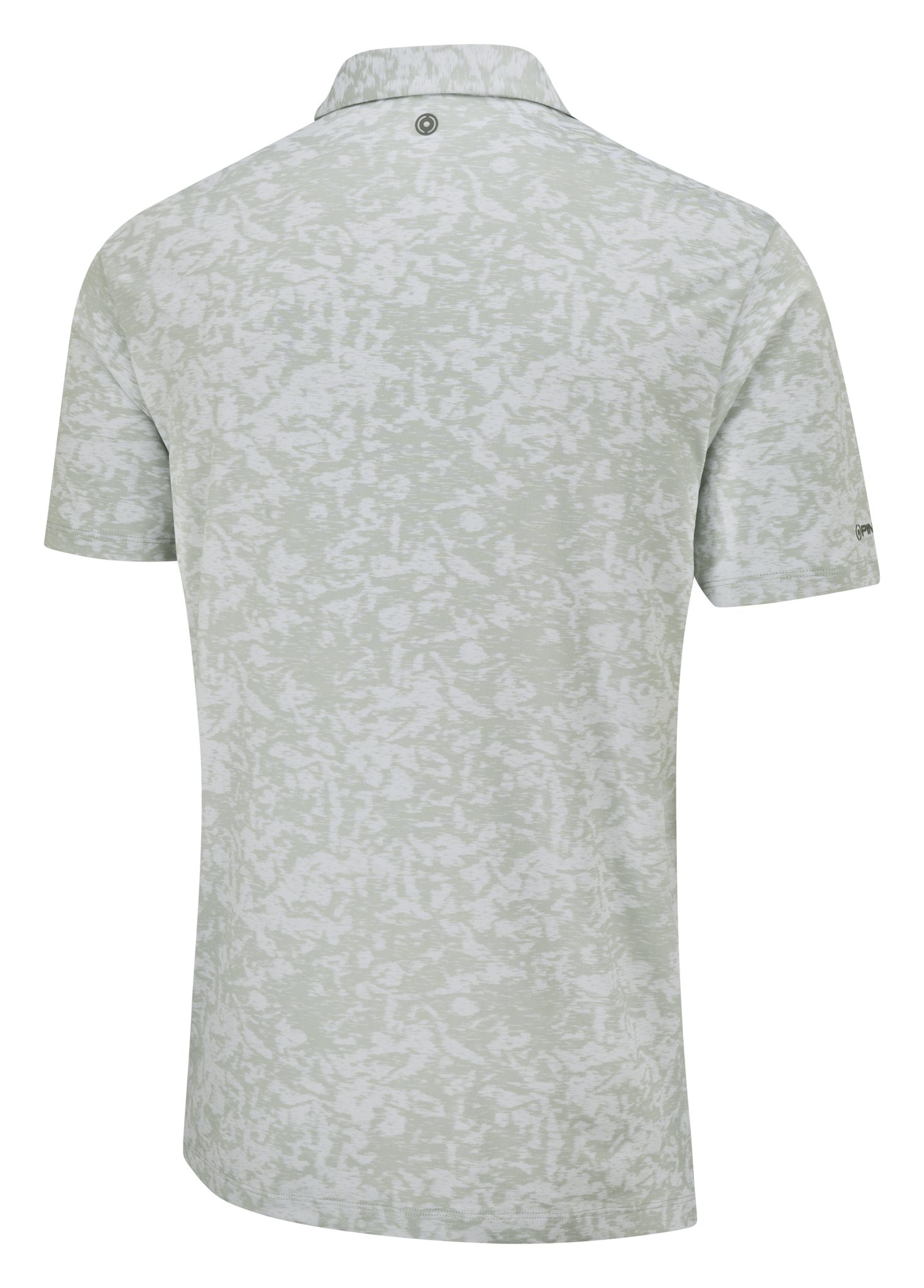 PING Marek Camo Jacquard polo homme, silver multi
