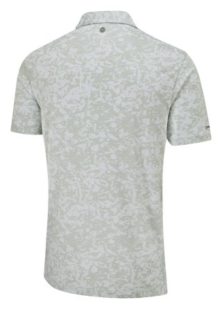 PING Marek Camo Jacquard polo homme, silver multi