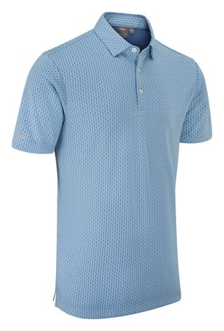 PING Hershel polo homme, dusty blue multi