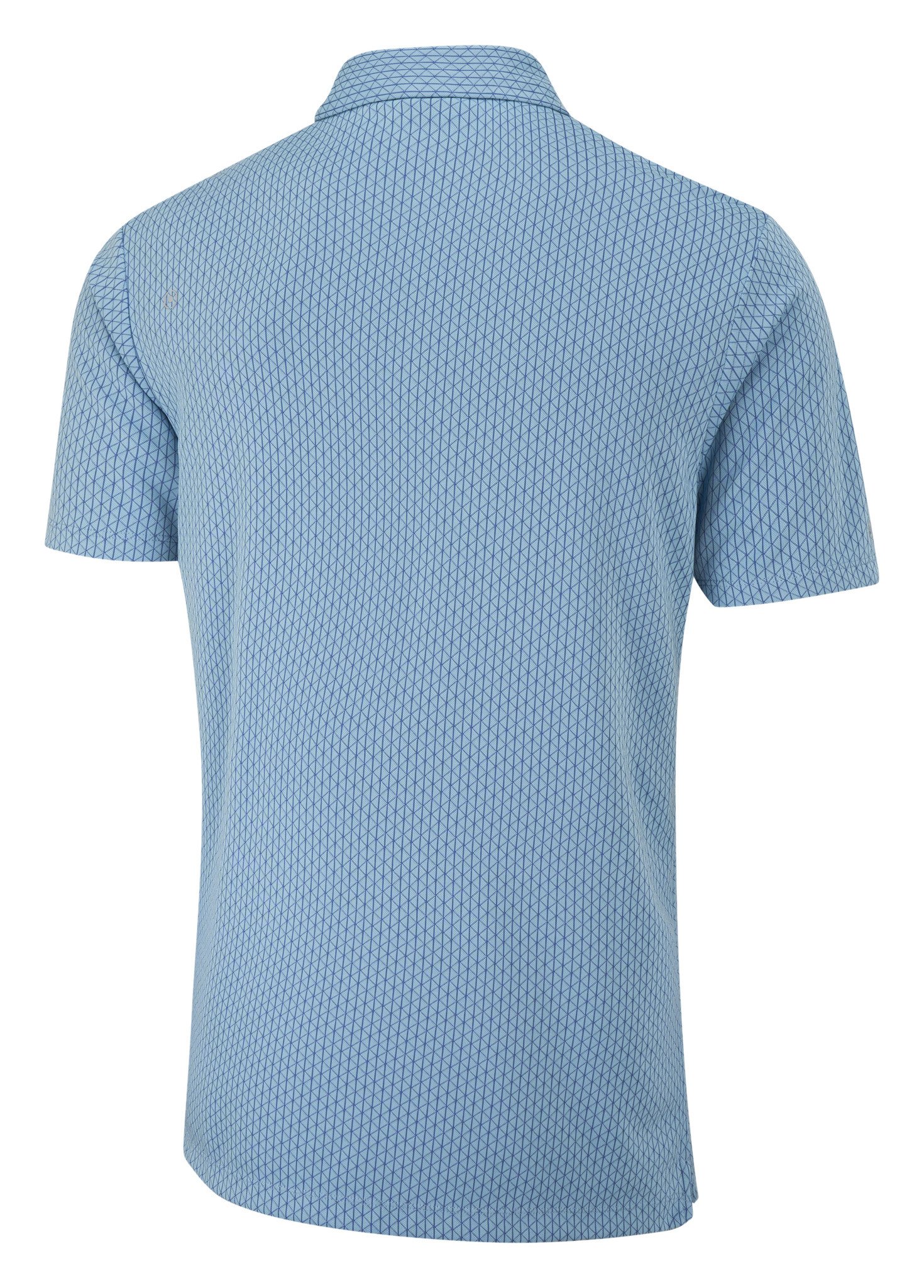 PING Hershel polo homme, dusty blue multi