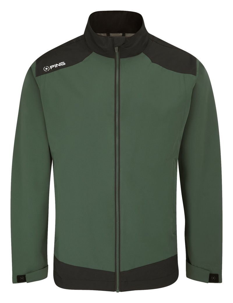 PING AquaDrive veste imperméable homme, gorse green/black