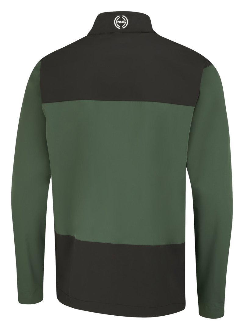 PING AquaDrive veste imperméable homme, gorse green/black