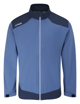 PING AquaDrive veste imperméable homme, harbour blue/oxford blue