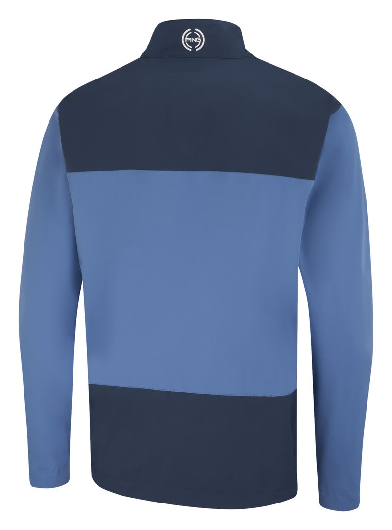 PING AquaDrive veste imperméable homme, harbour blue/oxford blue