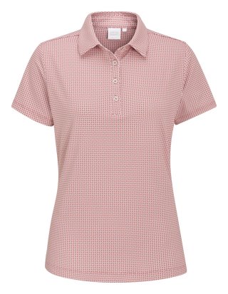 PING Mave polo femme, coral blush/white