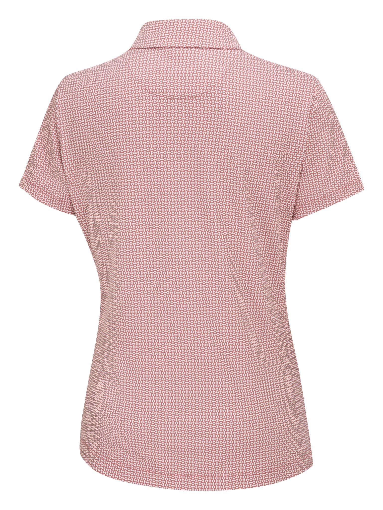 PING Mave polo femme, coral blush/white