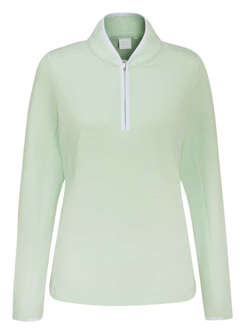 PING Abigale Performance Fleece sweat-shirt femme, jade