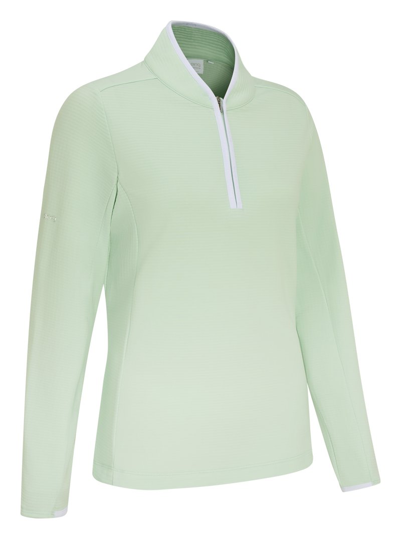 PING Abigale Performance Fleece sweat-shirt femme, jade