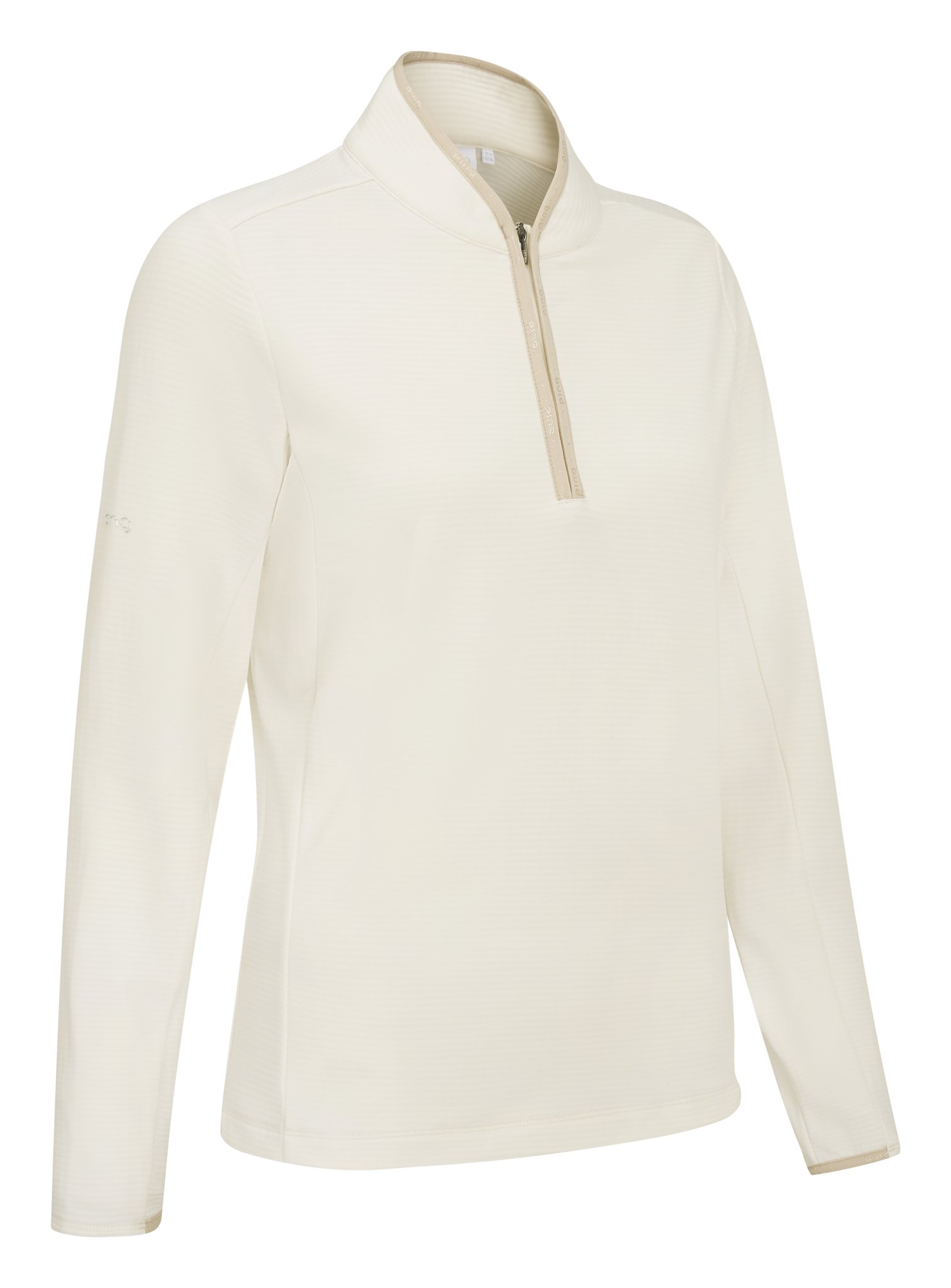 PING Abigale Performance Fleece sweat-shirt femme, egret