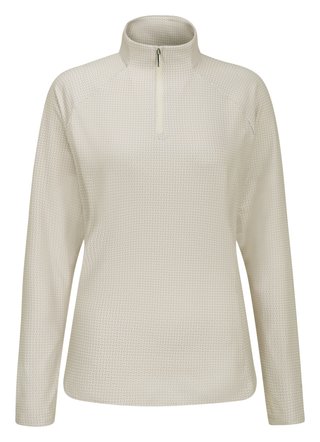 PING Jasmine Printed manches longues polo femme, egret/tawny