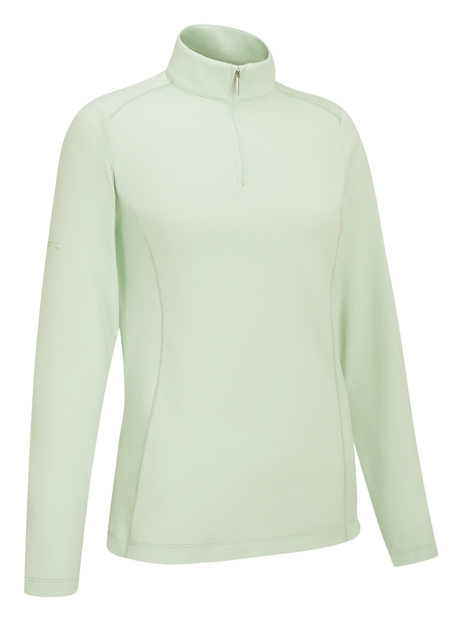 PING Aveline Half Zip dames shirt met lange mouwen, jade