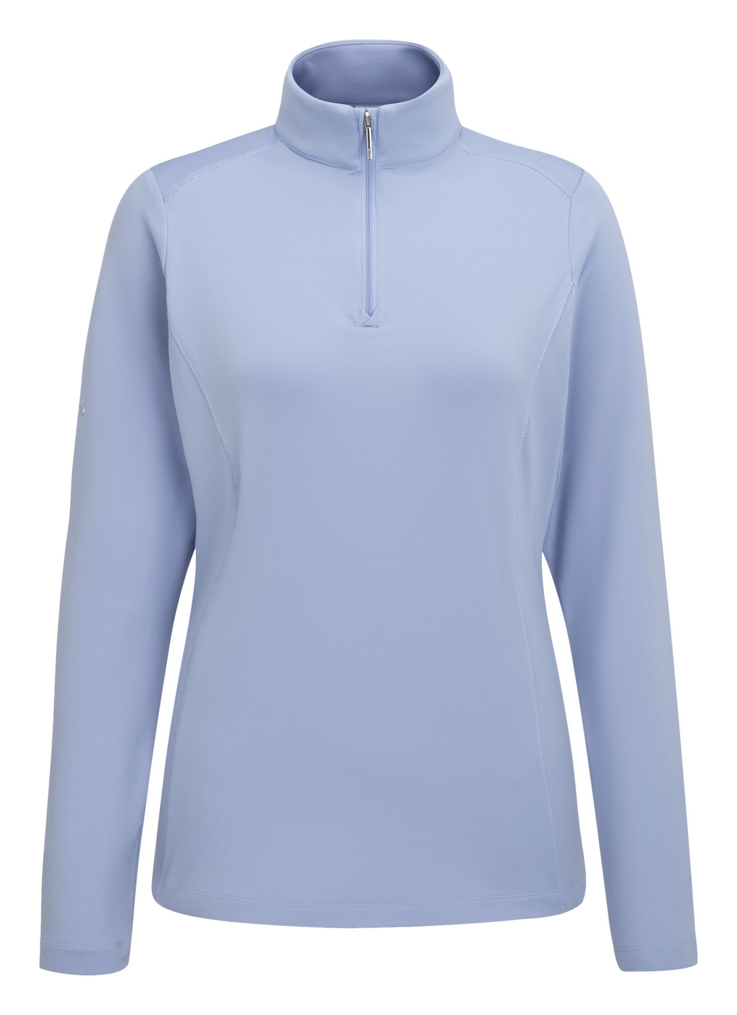 PING Aveline Half Zip dames polo manches longues, viola