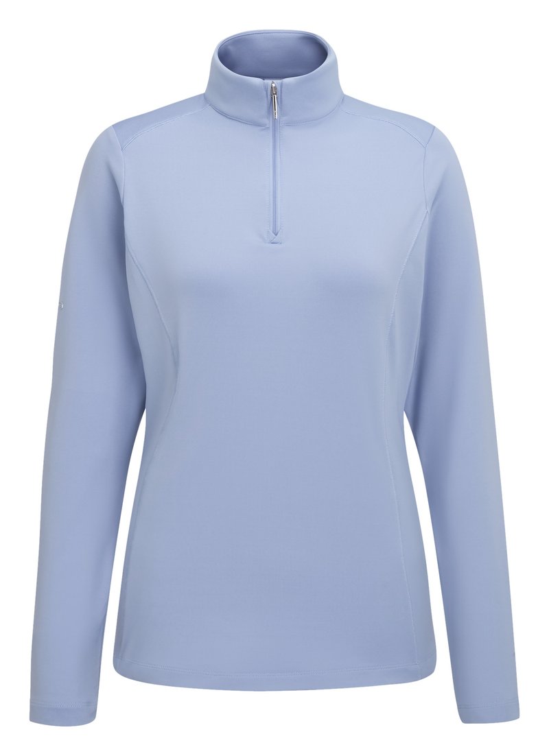 PING Aveline Half Zip dames polo manches longues, viola