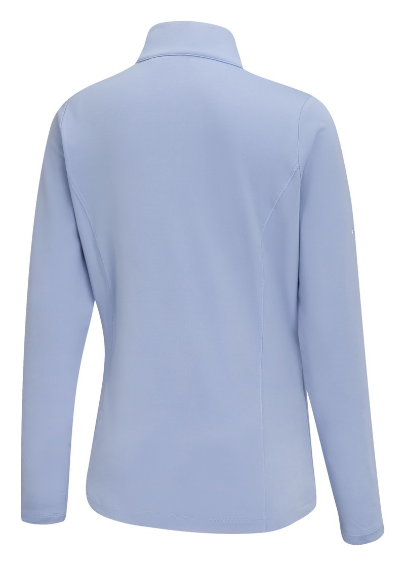 PING Aveline Half Zip dames polo manches longues, viola