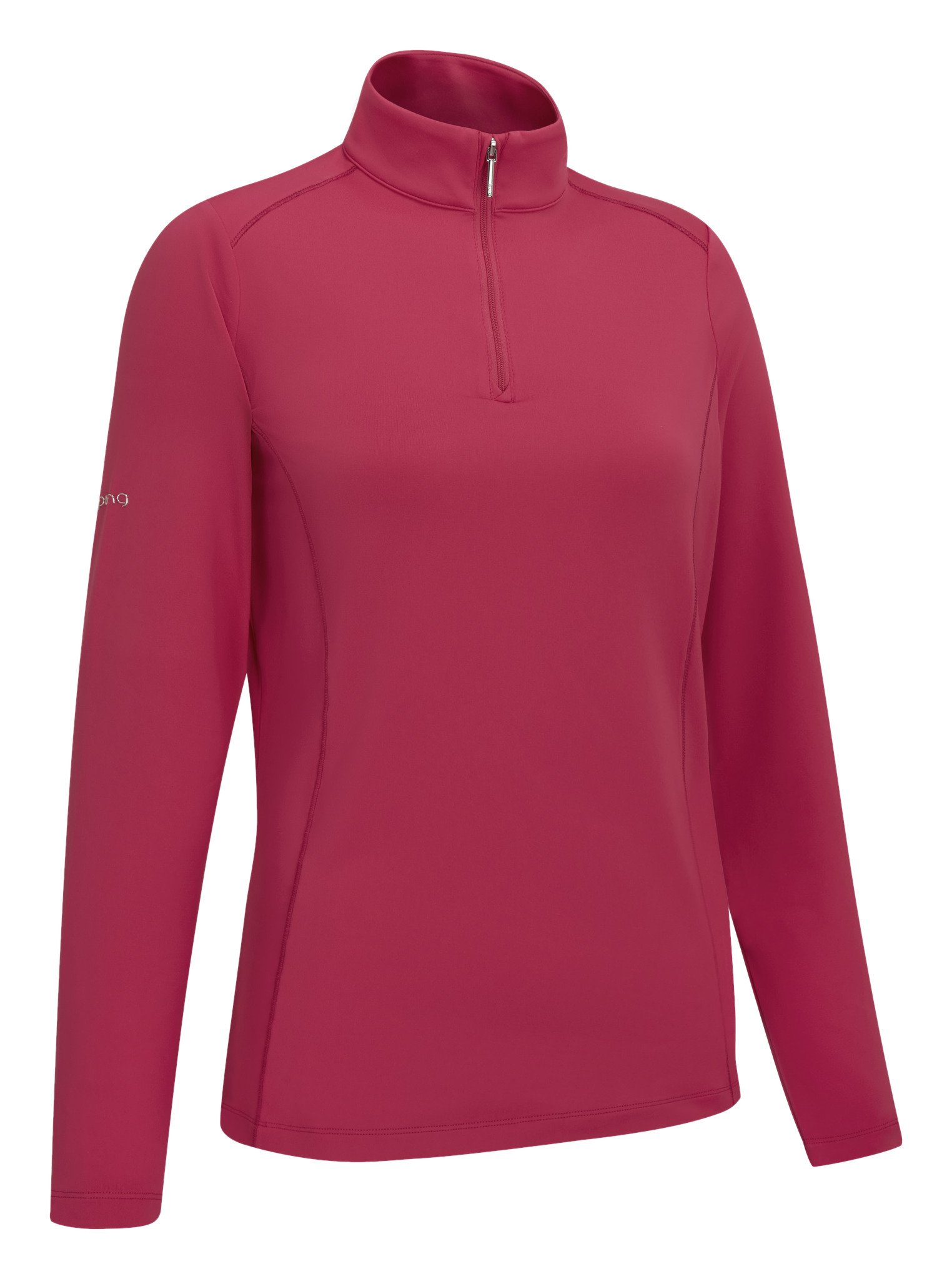 PING Aveline Half Zip dames shirt à manches longues, freesia