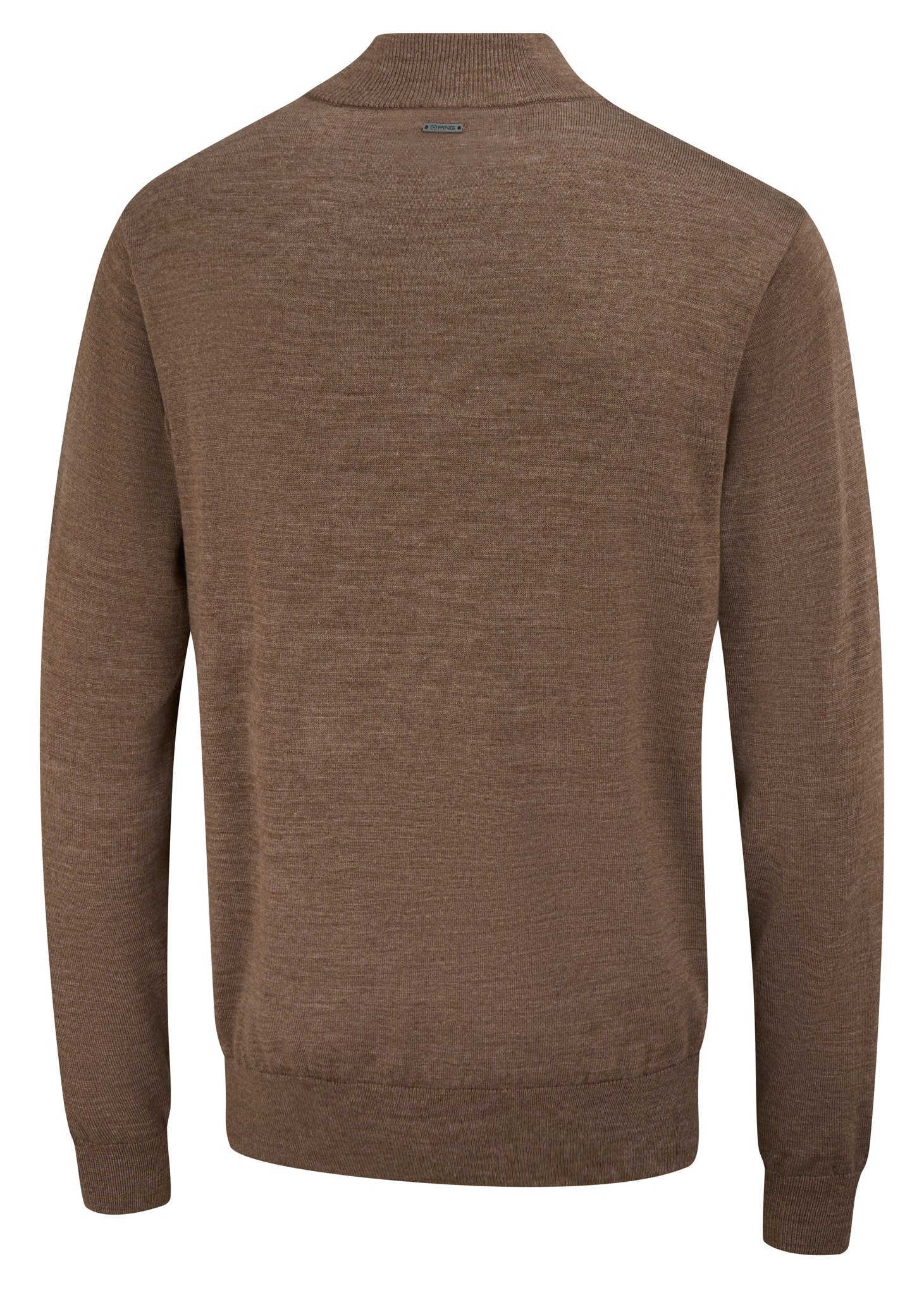 PING Dorset Quarter zip pull homme, café chiné