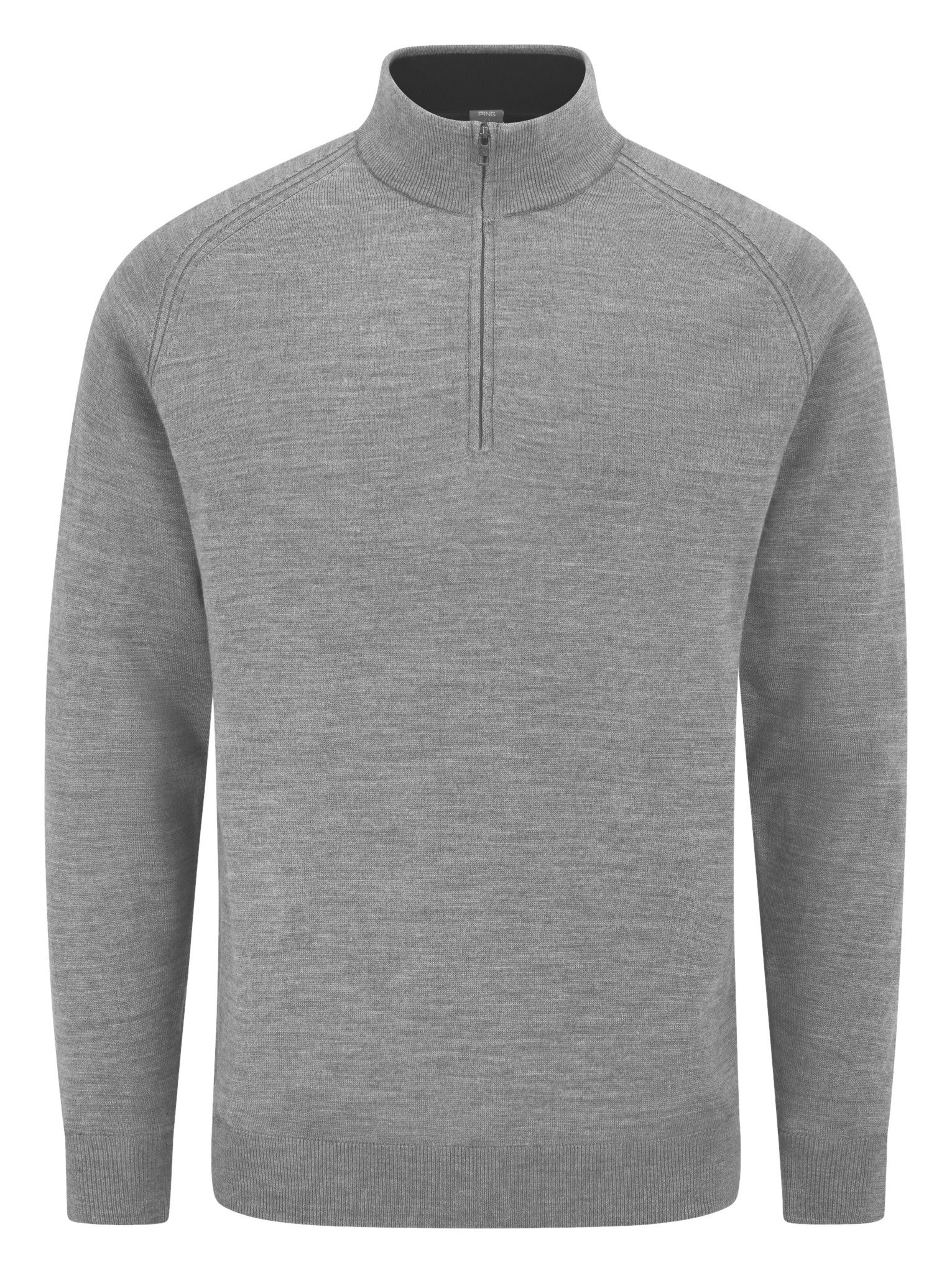PING Hugh pull homme mi-couche, french grey marl